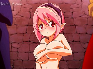 Yammy Anime Girl mit riesigen Brüsten Gangbang-Video