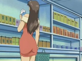 Fantasi watak manga tentang screwing seorang gadis panas
