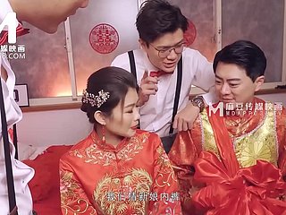 ModelMedia Asia-Lewd Wedding Scene-Liang Yun Fei-MD-0232-Best Experimental Asia Porn Glaze
