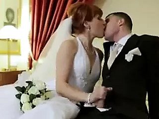 Redhead Bride Gets DP'd beyond Their way Wedding Phase