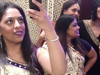 UK Indian Desi Occurrence Während der Ehemann bei Hochzeit brawl