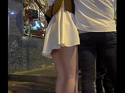 Hong Kong pijana dziewczyna bez bielizny