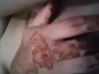 Arabico gioco henné marocchina con polar figa