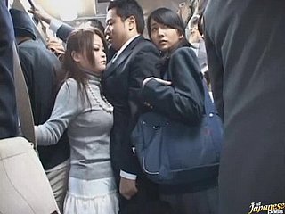 Ruinous Asian Schoolgirl Giving a Blowjob Fro Eradicate affect Buzzing School