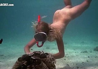 Celebridades nuas - cenas subaquáticas